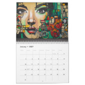 Fietsen op graffiti kalender (Jan 2027)