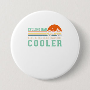 Fietsen Papa Funny Bicycle Lovers Sun Ronde Button 7,6 Cm