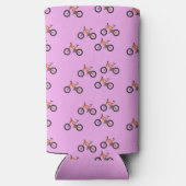 Fietsen patroon op roze (Achterkant)