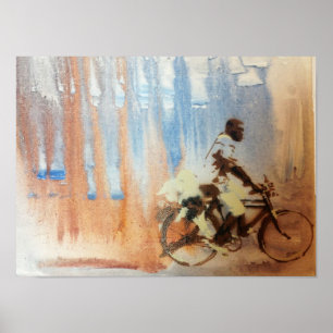 fietsen poster
