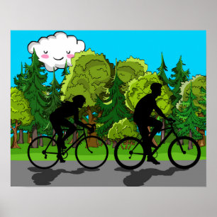 fietsen poster