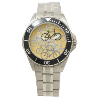 Fietsen... selecteer je achtergrondkleur. horloge