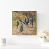 Fietsen ~ Square Wall klok (Huis)