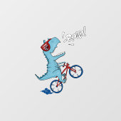 Fietsen T-Rex Roar Raamsticker (Vel)