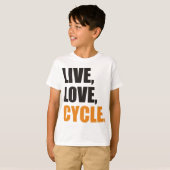 fietsen t-shirt (Voorkant volledig)