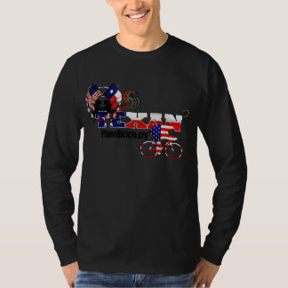 Fietsen, Texas, stijl Zwaar gewicht T-shirt