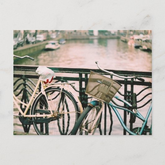 fietsen van Amsterdam Briefkaart (Voorkant)