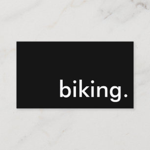 fietsen. visitekaartje