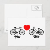 Fietsen waar ik van hou briefkaart (Voorkant / Achterkant)