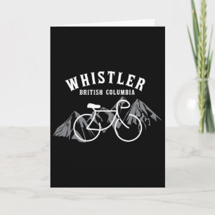 Fietsen Whistler Vancouver Brits-Columbia Canada Kaart