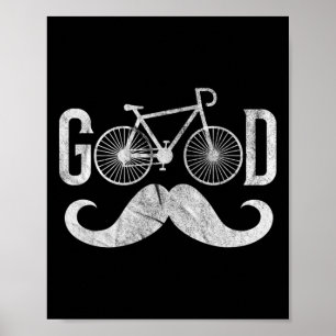 Fietsen Wielrennen Snor Mtb Mountainbike Rijden Poster