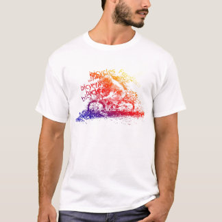 Fietsen zetten je vrij... t-shirt