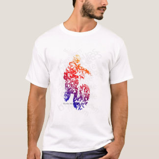 Fietsen zetten mensen vrij. t-shirt