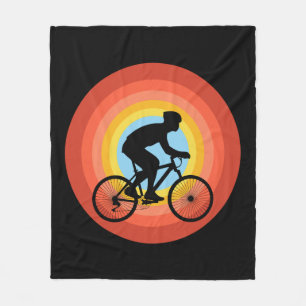 FIETSEN ZONSONDERGANG VINTAGE FLEECE DEKEN