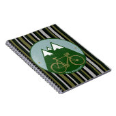 fietsenaval , bergen notitieboek (Rechterzijde)