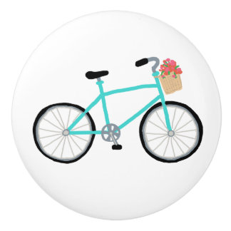 Fietsenbak en keukenkast keramische knop