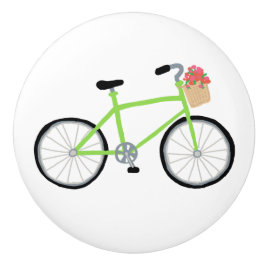 Fietsenbak en keukenkast keramische knop