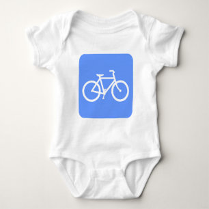 Fietsenbord - Babyblauw Romper
