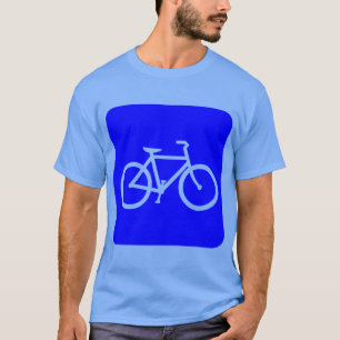 Fietsenbord - blauw t-shirt
