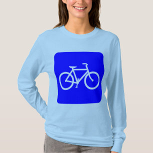 Fietsenbord - blauw t-shirt