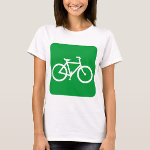Fietsenbord - Groen T-shirt