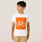 Fietsenbord - wit t-shirt (Voorkant volledig)