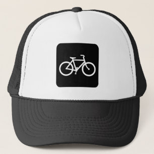 Fietsenbord - zwart trucker pet