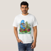 fietsende kabouter t-shirt (Voorkant volledig)
