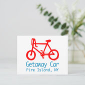 Fietseneiland briefkaart (Staand voorkant)