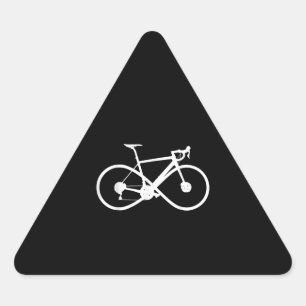 Fietsenfiets Infinity Road Bike Racing Cyclist Driehoek Sticker