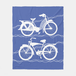 Fietsenfiets Witte flesje Fleece Deken