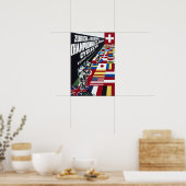 Fietsenkampioenschap Adverteren  zurich Poster (Keuken)