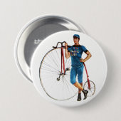 fietsenkampioenschap ronde button 7,6 cm (Voorkant /achterkant)