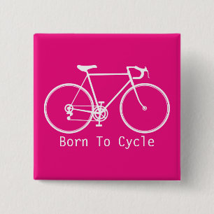 Fietsenknop Vierkante Button 5,1 Cm