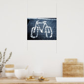 Fietsenlaan - II Poster (Keuken)