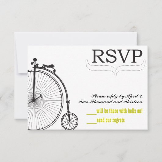fietsenliefde RSVP Kaartje (Voorkant)