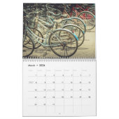  fietsenlijst met twee pagina's kalender (Mar 2026)