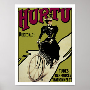  fietsenPoster: Hurtu-fietsen Poster
