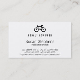 Fietsensymbool Visitekaartje