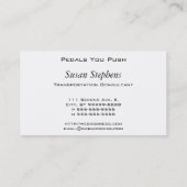 Fietsensymbool Visitekaartje (Achterkant)