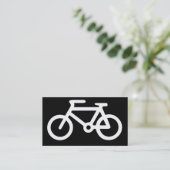 Fietsensymbool Visitekaartje (Staand voorkant)