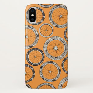 fietsenwiel ambergeel iPhone x hoesje