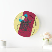 Fietser #2 grote klok (Huis)