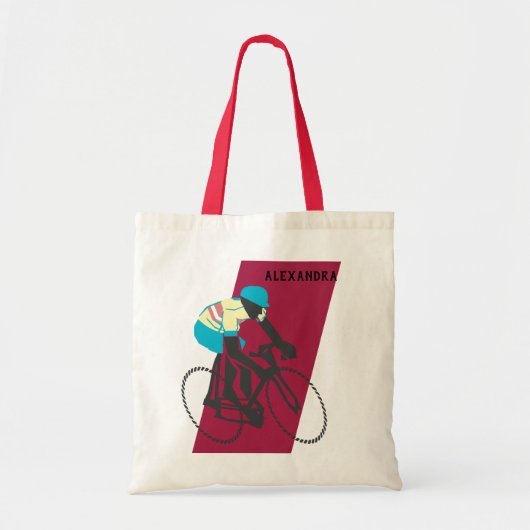 Fietser #2 tote bag (Voorkant)