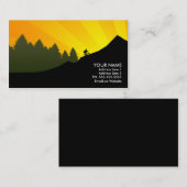 fietser : bergroggen : visitekaartje (Voorkant / Achterkant)