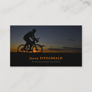 Fietser bij nacht, Fietsen, Fietser Visitekaartje