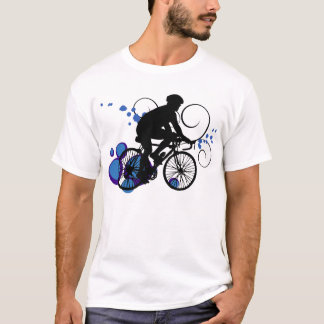 Fietser - Blauw T-shirt