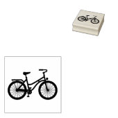 Fietser - Fiets Rubberstempel (Gestempeld)