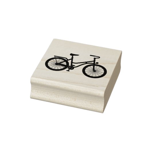 Fietser - Fiets Rubberstempel (Stempel)