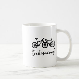 Fietser Fietsliefhebber Wielrennen Mountainbike Fi Koffiemok